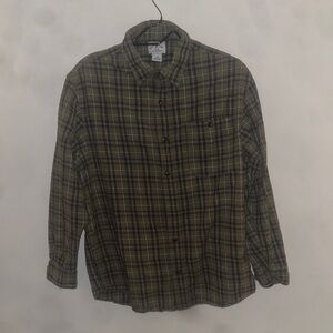 Plaid Green Men's Shirt